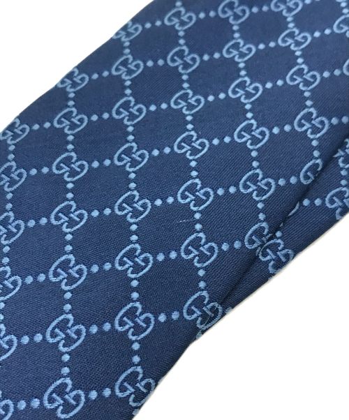 GUCCI（グッチ）GUCCI (グッチ) シルクネクタイ ネイビー サイズ:下記参照の古着・服飾アイテム