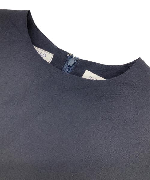 MADISON BLUE（マディソンブルー）MADISON BLUE (マディソンブルー) トロピカルウール ノースリーブ プルオーバー ブラック サイズ:00の古着・服飾アイテム