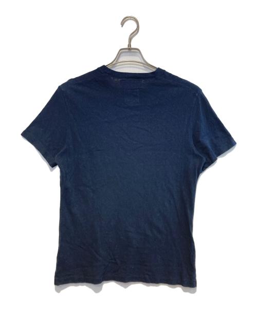 MADISON BLUE（マディソンブルー）MADISON BLUE (マディソンブルー) martinique (マルティニーク) 別注 ヴィンテージ加工 ロゴ Tシャツ ネイビー サイズ:1の古着・服飾アイテム