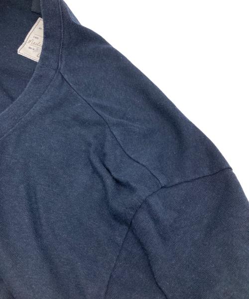 MADISON BLUE（マディソンブルー）MADISON BLUE (マディソンブルー) martinique (マルティニーク) 別注 ヴィンテージ加工 ロゴ Tシャツ ネイビー サイズ:1の古着・服飾アイテム