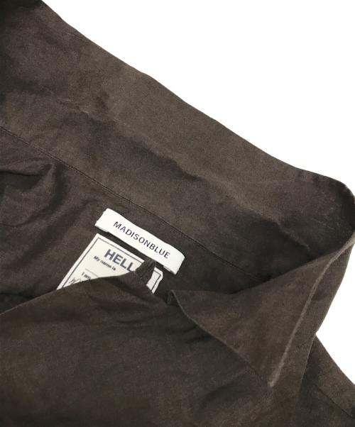 MADISON BLUE（マディソンブルー）MADISON BLUE (マディソンブルー) FLAP POCKET SH RAMIE ブラウン サイズ:1の古着・服飾アイテム