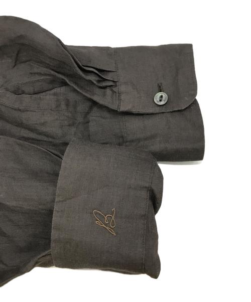 MADISON BLUE（マディソンブルー）MADISON BLUE (マディソンブルー) FLAP POCKET SH RAMIE ブラウン サイズ:1の古着・服飾アイテム