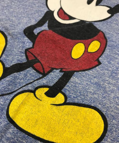 DISNEY（ディズニー）DISNEY (ディズニー) ［古着］リンガープリントTシャツ ブルー サイズ:Ｍの古着・服飾アイテム