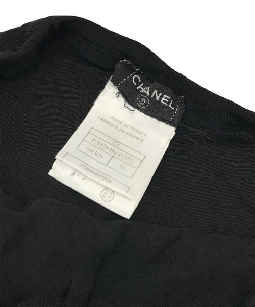 CHANEL（シャネル）CHANEL (シャネル) レーヨンスカート ブラック サイズ:38の古着・服飾アイテム