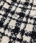 中古・古着 CHANEL (シャネル) スパンコールツイードタイトスカート ホワイト×ブラック サイズ:36：30000円
