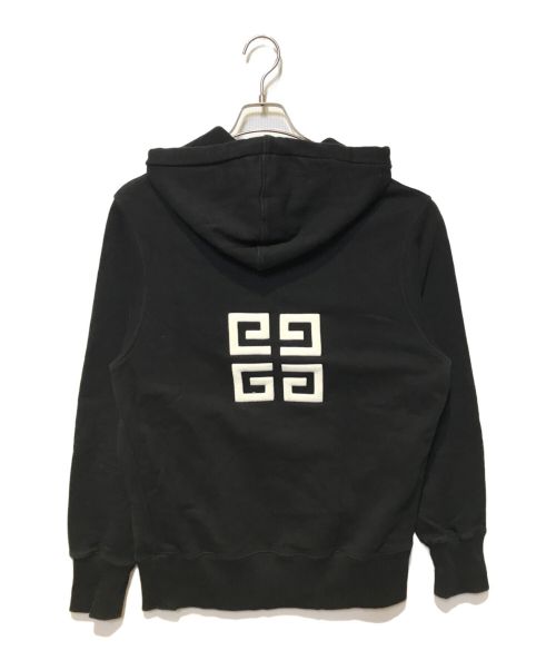 GIVENCHY（ジバンシィ）GIVENCHY (ジバンシィ) 4Gロゴ刺繍 フーディー ブラック サイズ:Sの古着・服飾アイテム