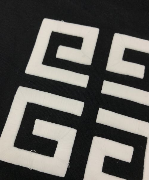 GIVENCHY（ジバンシィ）GIVENCHY (ジバンシィ) 4Gロゴ刺繍 フーディー ブラック サイズ:Sの古着・服飾アイテム