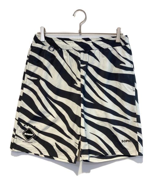 F.C.R.B.（エフシーレアルブリストル）F.C.R.B. (エフシーレアルブリストル) ハーフパンツ ホワイト×ブラック サイズ:Ｍの古着・服飾アイテム