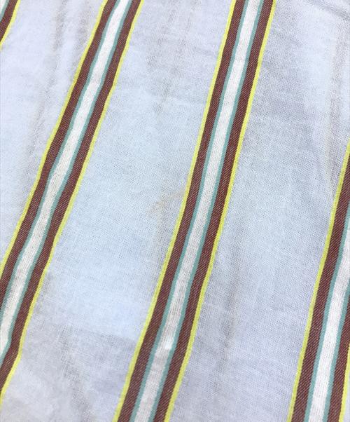 ne quittez pas（ヌキテパ）ne quittez pas (ヌキテパ) コットンボイルストライプワンピース ブルー サイズ:FREEの古着・服飾アイテム