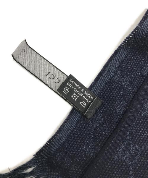 GUCCI（グッチ）GUCCI (グッチ) GGウールシルクストール ブラウン サイズ:下記参照の古着・服飾アイテム