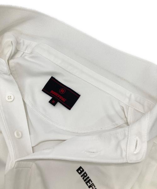 BRIEFING（ブリーフィング）BRIEFING (ブリーフィング) ポロシャツ ホワイト サイズ:Ｍの古着・服飾アイテム
