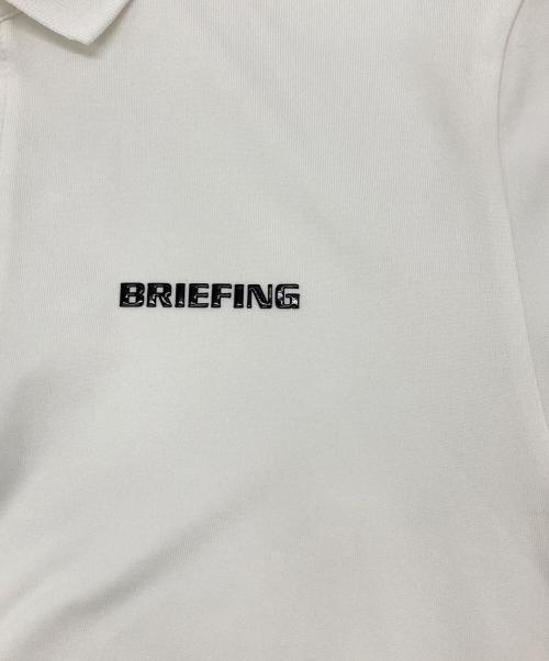 BRIEFING（ブリーフィング）BRIEFING (ブリーフィング) ポロシャツ ホワイト サイズ:Ｍの古着・服飾アイテム