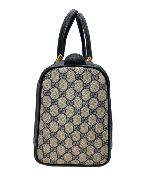 GUCCI（グッチ）GUCCI (グッチ) ミニボストンバッグ ホワイト×ネイビー サイズ:下記参照の古着・服飾アイテム