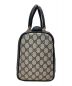 GUCCI (グッチ) ミニボストンバッグ ホワイト×ネイビー サイズ:下記参照：38000円