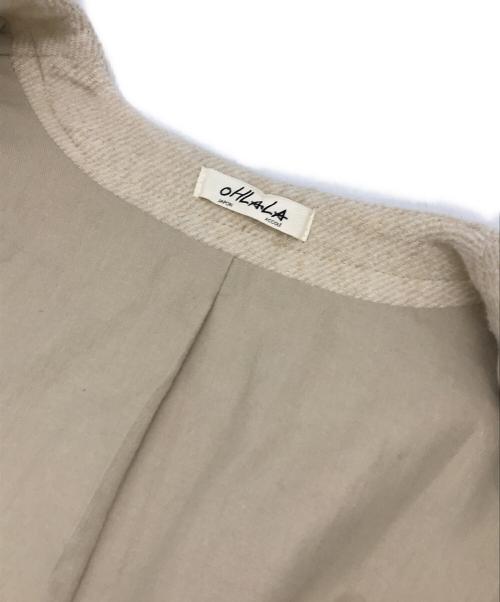 OHLALA（オララ）OHLALA (オララ) ウールノーカラーコート アイボリー サイズ:2の古着・服飾アイテム
