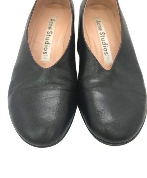 Acne studios（アクネ ストゥディオズ）Acne studios (アクネ ストゥディオス) ヒールパンプス ブラック サイズ:35（22cm相当）の古着・服飾アイテム