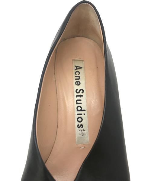 Acne studios（アクネ ストゥディオズ）Acne studios (アクネ ストゥディオス) ヒールパンプス ブラック サイズ:35（22cm相当）の古着・服飾アイテム