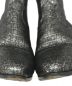 中古・古着 Saint Laurent Paris (サンローランパリ) サイドジップラメブーツ シルバー サイズ:35（21.5cm相当）：15000円