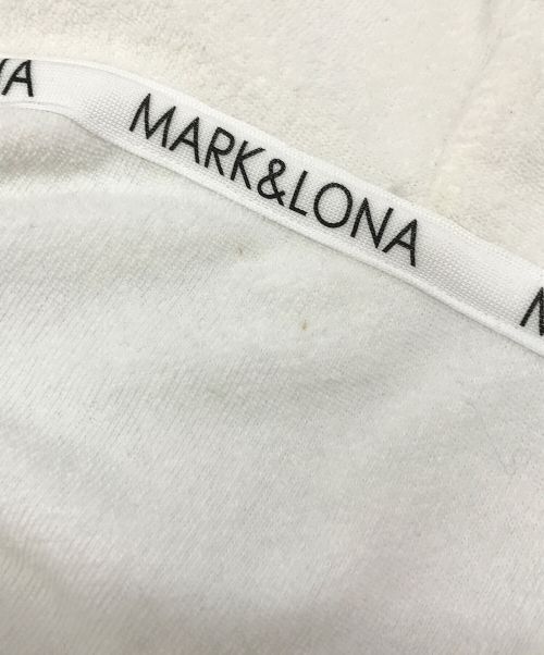 MARK&LONA（マークアンドロナ）MARK&LONA (マークアンドロナ) ジップパーカー ホワイト サイズ:XLの古着・服飾アイテム