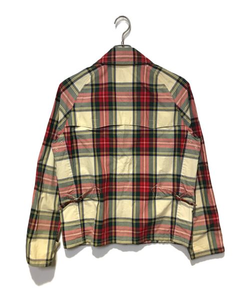 POLO RALPH LAUREN（ポロ・ラルフローレン）POLO RALPH LAUREN (ポロ・ラルフローレン) ［古着］タータンチェック ジップ ブルゾン マルチカラー サイズ:Mの古着・服飾アイテム