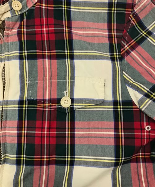 POLO RALPH LAUREN（ポロ・ラルフローレン）POLO RALPH LAUREN (ポロ・ラルフローレン) ［古着］タータンチェック ジップ ブルゾン マルチカラー サイズ:Mの古着・服飾アイテム