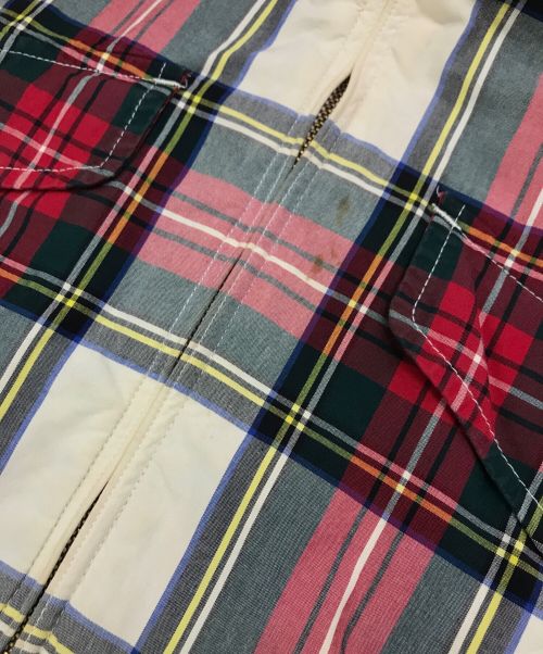 POLO RALPH LAUREN（ポロ・ラルフローレン）POLO RALPH LAUREN (ポロ・ラルフローレン) ［古着］タータンチェック ジップ ブルゾン マルチカラー サイズ:Mの古着・服飾アイテム