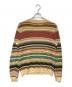 POLO RALPH LAUREN (ポロ・ラルフローレン) ［古着］マルチ ボーダー リネンニット マルチカラー サイズ:Ｍ：7000円
