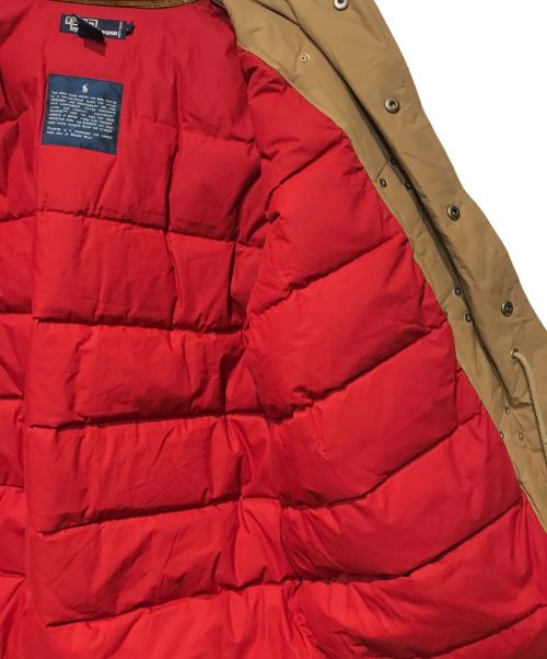 POLO RALPH LAUREN（ポロ・ラルフローレン）POLO RALPH LAUREN (ポロ・ラルフローレン) ［古着］ファイヤーマン ダウンジャケット ベージュ サイズ:Lの古着・服飾アイテム