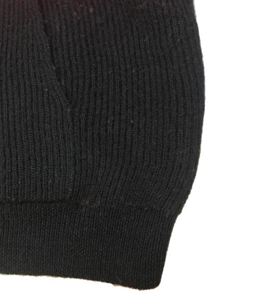 CELINE（セリーヌ）CELINE (セリーヌ) Embroidery Hooded Sweater In Ski Jacquard Wool ブラック×ピンク サイズ:Mの古着・服飾アイテム