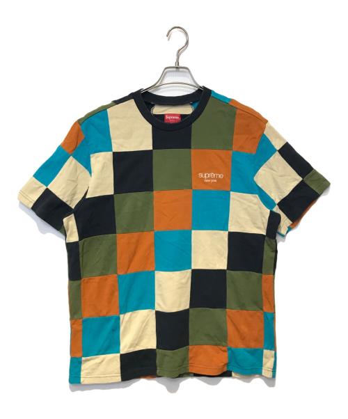 SUPREME（シュプリーム）SUPREME (シュプリーム) パッチワークピケTシャツ マルチカラー サイズ:Ｍの古着・服飾アイテム