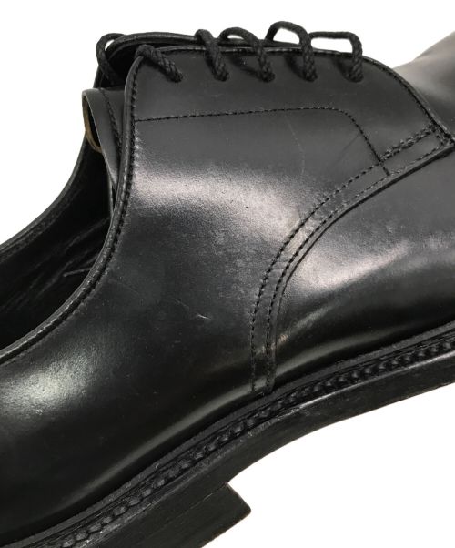 SHETLAND FOX（シェットランドフォックス）SHETLAND FOX (シェットランドフォックス) プレーントゥシューズ ブラック サイズ:6 1/2(24.5cm相当)の古着・服飾アイテム