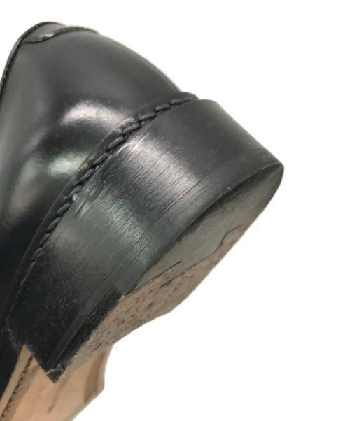 SHETLAND FOX（シェットランドフォックス）SHETLAND FOX (シェットランドフォックス) プレーントゥシューズ ブラック サイズ:6 1/2(24.5cm相当)の古着・服飾アイテム