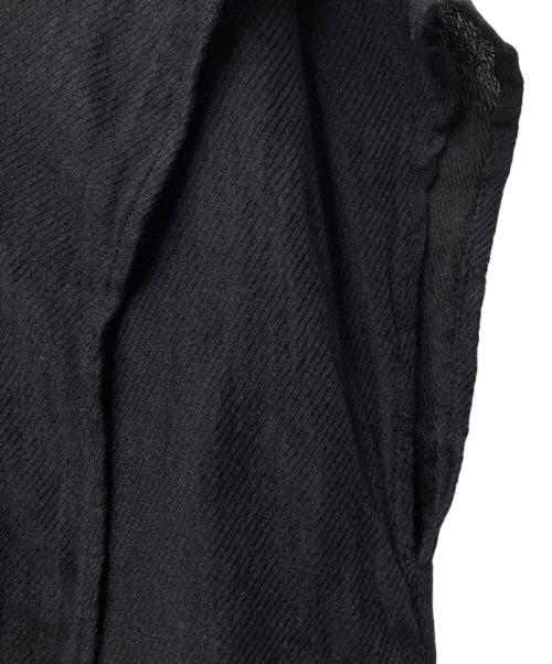 plantation（プランテーション）plantation (プランテーション) リネンノースリーブワンピース ネイビー サイズ:Mの古着・服飾アイテム