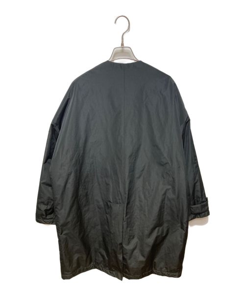 PLAN C（プランシー）Plan C (プランシー) 中綿ノーカラーコート ブラック サイズ:36の古着・服飾アイテム