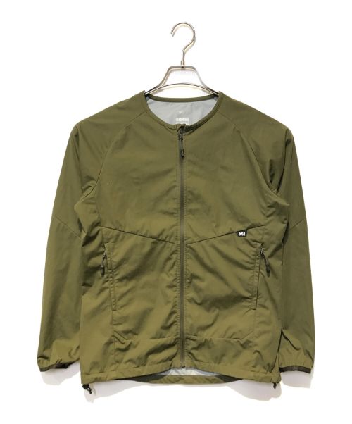 MILLET（ミレー）MILLET (ミレー) コールド フロント バリヤー フロントジップ ジャケット オリーブ サイズ:XSの古着・服飾アイテム
