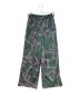 Knuth Marf（クヌースマーフ）の古着「総柄ワイドパンツ」｜グリーン
