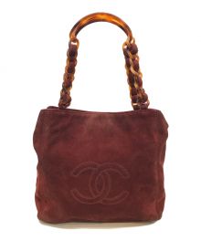 CHANEL（シャネル）の古着「プラチェーンスウェードハンドバッグ」