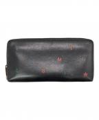 PAUL SMITHポールスミス）の古着「レターズ20S ラウンドジップウォレット」｜ブラック