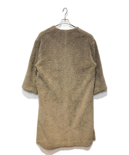 SACRA（サクラ）SACRA (サクラ) プードル ファー ロングコート ベージュ サイズ:38の古着・服飾アイテム