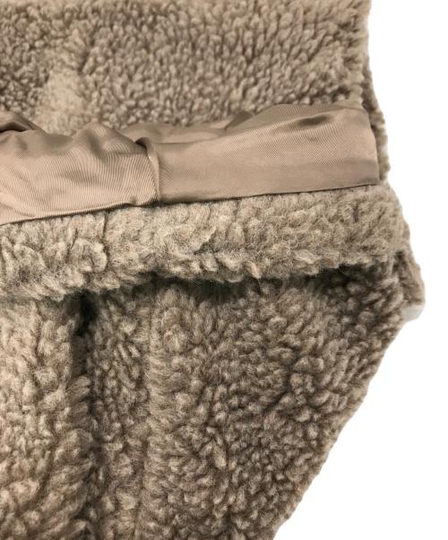 SACRA（サクラ）SACRA (サクラ) プードル ファー ロングコート ベージュ サイズ:38の古着・服飾アイテム