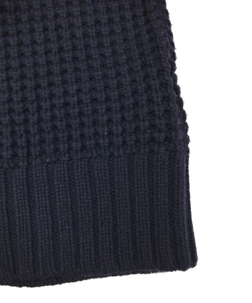 sacai（サカイ）sacai (サカイ) ジップアタッチメントニットセーター ネイビー サイズ:1の古着・服飾アイテム