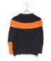 sacai (サカイ) ジップアタッチメントニットセーター ネイビー サイズ:1：15000円