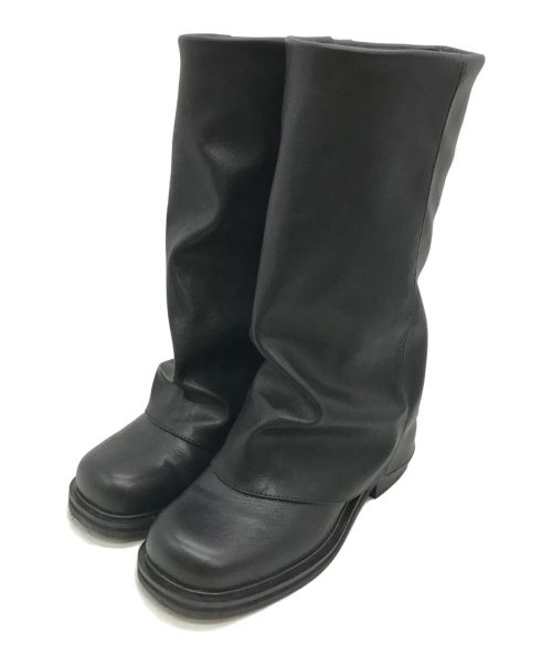 LAGUA GEM（ラグアジェム）LAGUA GEM (ラグアジェム) COVERED MIDDLE ブーツ ブラック サイズ:Sの古着・服飾アイテム