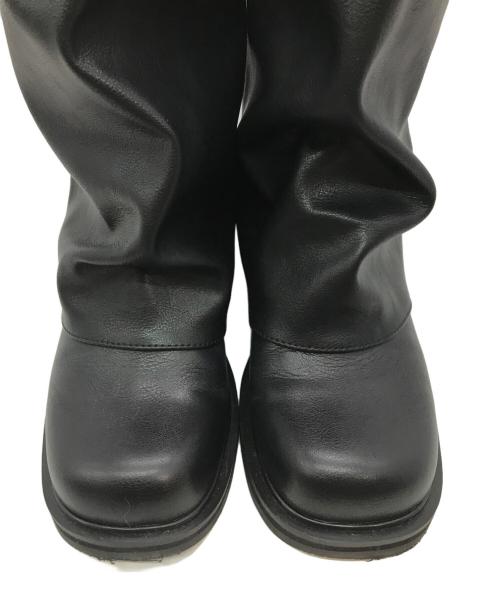 LAGUA GEM（ラグアジェム）LAGUA GEM (ラグアジェム) COVERED MIDDLE ブーツ ブラック サイズ:Sの古着・服飾アイテム