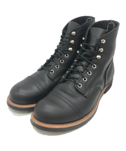 RED WING（レッドウィング）RED WING (レッドウィング) Iron Ranger ブラック サイズ:26.5cmの古着・服飾アイテム