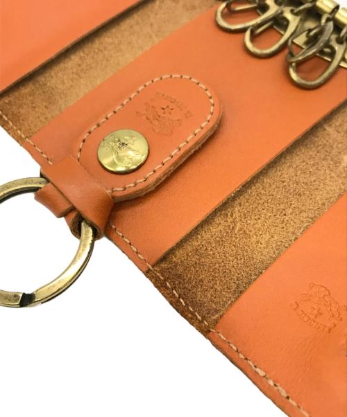 IL BISONTE（イル ビゾンテ）IL BISONTE (イル ビゾンテ) ６連レザーキーケース ブラウン サイズ:下記参照の古着・服飾アイテム