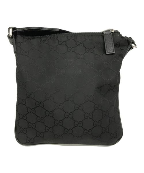 GUCCI（グッチ）GUCCI (グッチ) GGナイロンショルダーバッグ ブラック サイズ:下記参照の古着・服飾アイテム