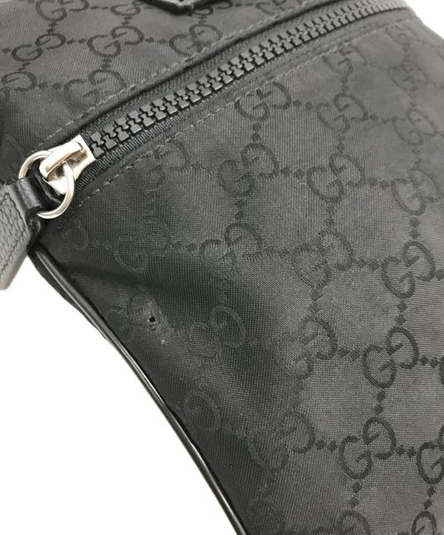 GUCCI（グッチ）GUCCI (グッチ) GGナイロンショルダーバッグ ブラック サイズ:下記参照の古着・服飾アイテム