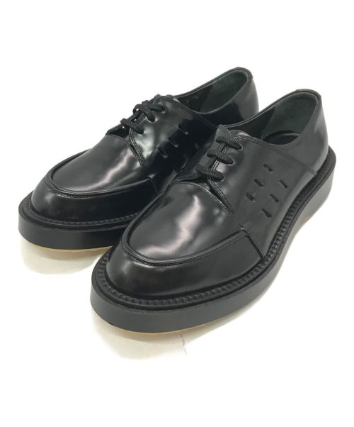 ADIEV（アデュー）ADIEV (アデュー) ポリッシュレザー モカシンシューズ ブラック サイズ:38（cm）の古着・服飾アイテム