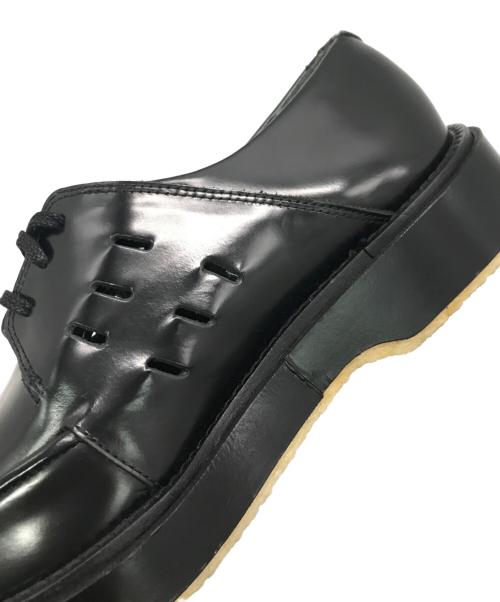 ADIEV（アデュー）ADIEV (アデュー) ポリッシュレザー モカシンシューズ ブラック サイズ:38（cm）の古着・服飾アイテム